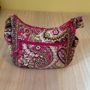 Vera Bradley Java Floral purse pink green white